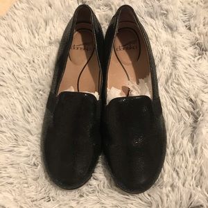 Dansko Women’s Addy Black Crackle Loafer